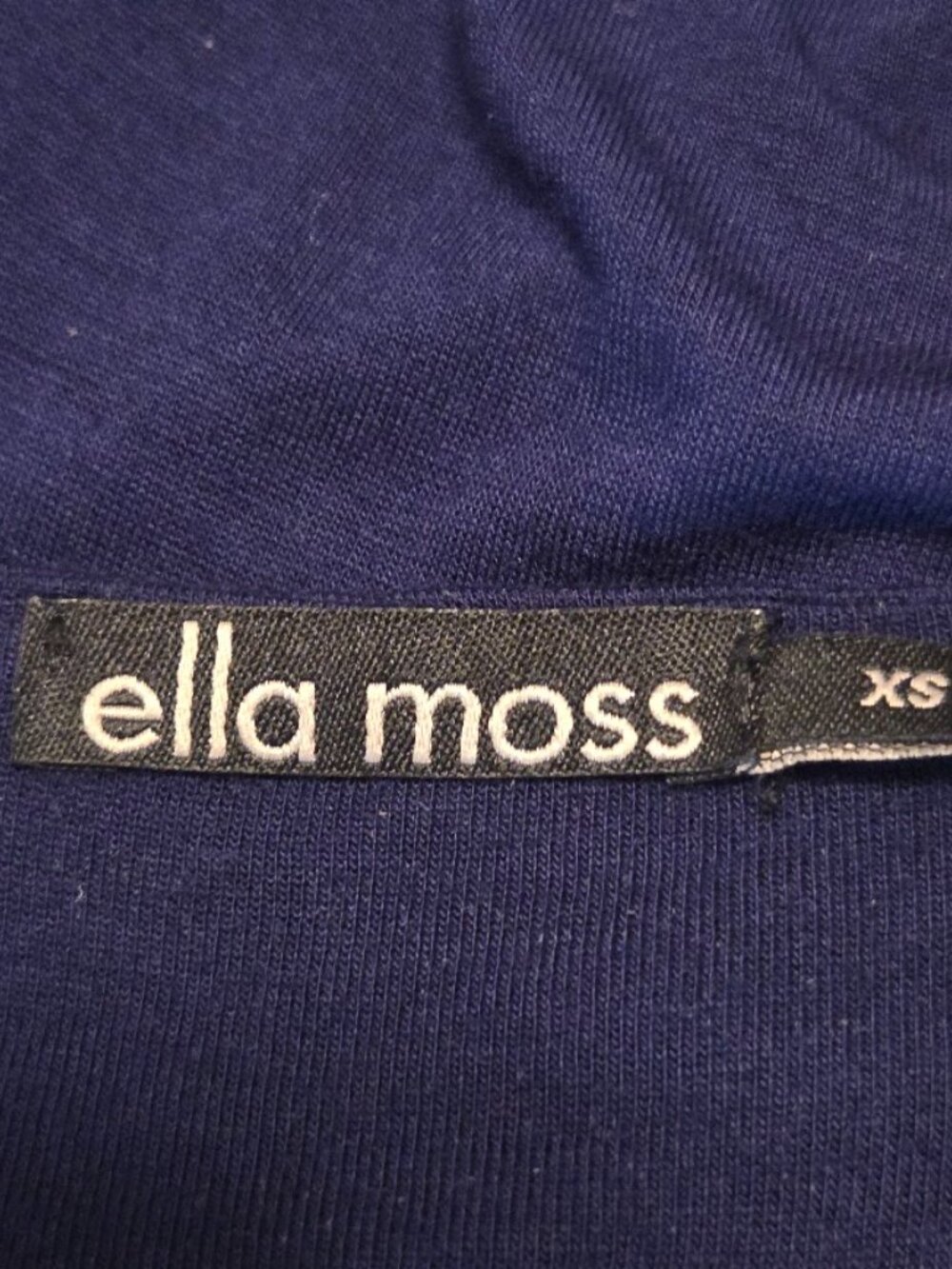 Ella Moss Navy Blue Convertible Multi-Way Strappy Mini Dress Top - Size XS - Picture 6 of 7